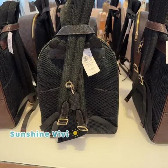 NWT Coach Taylor Small Backpack In Leather CDW78 Gold/black